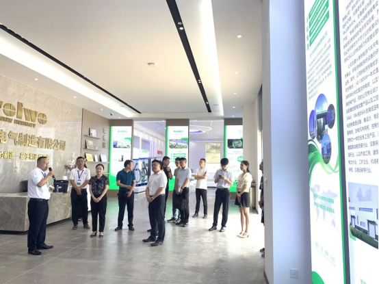 大安區(qū)委常委、組織部部長(zhǎng)朱莉一行 蒞臨沃輪電氣調(diào)研指導(dǎo)工作